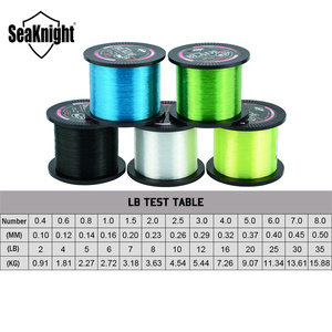 Línea de Pesca de <span class=keywords><strong>Monofilamento</strong></span> de Nailon SeaKnight 1000M, 2-35LB, Baja <span class=keywords><strong>Memoria</strong></span>, Largo Alcance, para Pesca de Carpa en Arroyos, Lagos, Agua Salada y Agua Dulce - Product Image 2
