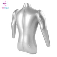 Torso homme gonflable en plastique, 1 pièce, Mannequin avec bras, bon marché