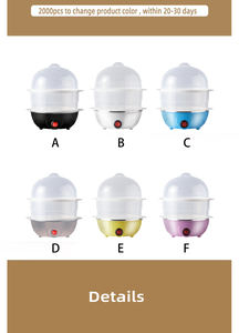 Máquina de cocción rápida automática de huevos para cocina doméstica, capacidad de 7 huevos, máquina eléctrica para hervir huevos más barata - Product Image 6