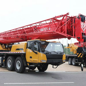 رافعة شاحنة صينية شهيرة بحمولة 100 طن طراز STC1000C5-8 بارتفاع رفع أقصى 78.1 متر للبيع في العراق - Product Image 1