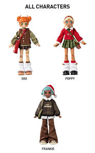 Nouveauté 100% Original POP MART Winter Break Peach <span class=keywords><strong>Riot</strong></span> OOTD Series 1/8 22cm Figurine d'<span class=keywords><strong>action</strong></span> Cadeau de Noël Boîte mystère - Product Image 3