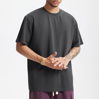 Vente en gros Tenue décontractée douce et confortable T-shirt style papa Coupe ample Streetwear Old Money t-shirt pour hommes