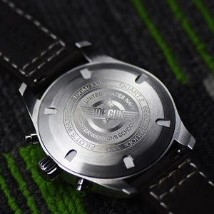 Envío Gratis, Reloj de Cuarzo Vintage de Piloto, Multifunción, Cronógrafo, 10 ATM, Acero Inoxidable 316L, Retro, Luminoso, de Alta Calidad, en Venta - Product Image 6