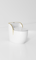 WC monobloc de luxe à poser au sol, design œuf multicolore en céramique, chasse d'eau à jet tourbillon et siphonique, en promotion
