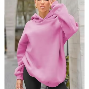 Sudadera con capucha unisex con estampado de abullonado de peso pesado, ropa de mujer de talla grande de felpa de algodón de espuma 3D de fabricante personalizado - Product Image 1