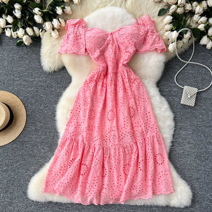 lilliana linen cotton crochet dress Bouquet - As Seen on The White Lotus and tobacco summer concert To you:S/36 Reitmans Store – Southgate