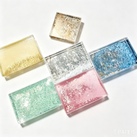 Cadre photo liquide en plastique OEM/ODM, cadre photo en acrylique infusé d'eau et d'huile, cadeau d'affaires, décoration de bureau