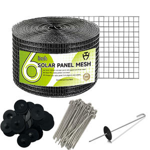 Paslanmaz çelik kuş ağları 1mm çap 6 inç yükseklik UV dayanıklı hava koşullarına dayanıklı GÜNEŞ PANELI kuş koruması için - Product Image 1