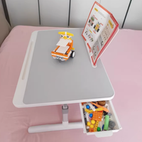 Vouwbare draagbare computerbureau van aluminiumlegering voor studenten slaapzaal, erker, studie en gebruik naast het bed