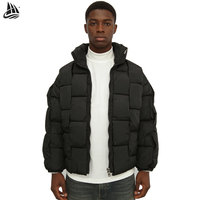 Veste en duvet personnalisée pour l'hiver Col montant Bulle Rembourrée Armure Quilting OEM