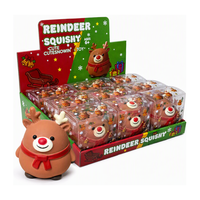 Jouet à presser de Noël en TPR, Père Noël, Bonhomme de neige, Renne, anti-stress, jouet à presser, boîte cadeau de Noël pour enfants de 8 ans et plus, unisexe