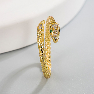 Elegante Anello a Forma di Serpente per Donne, Gioiello da Dito alla Moda - Product Image 6