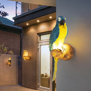 Lampe murale extérieure à thème animal, imperméable, hibou, perroquet, toucan, éclairage paysager pour jardin, cour, terrasse, décoration - Product Image 4