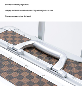 Koper bagasi berpergian kapasitas besar, koper troli kunci TSA - Product Image 4