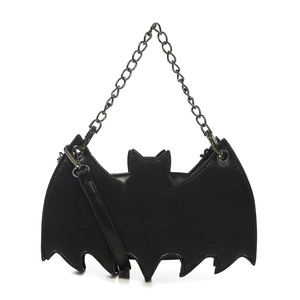 Hàng loạt sản xuất tùy chỉnh PU da hình Túi dây đeo chuỗi Lolita BAT Vai Messenger túi ví - Product Image 3