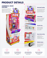 Mesin Game Arcade Koin dengan Pengaturan Multi-mata Uang, Perbaikan Cepat, dan Sistem Pengeluaran Koin