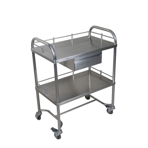 Mt Medische Aangepaste 3-Tier Roestvrij Staal 304 Ziekenhuis <span class=keywords><strong>Trolley</strong></span> Medische Apparatuur <span class=keywords><strong>Trolley</strong></span> Met Emmer Voor Ziekenhuizen - Product Image 1