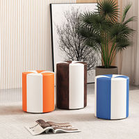 Explosif créatif moderne en bois massif canapé tabouret salon jetée petit banc maquillage changement de chaussures ménage adulte tabouret bas