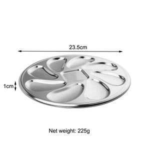 Plateau de service en acier inoxydable, assiette de fruits de mer, de qualité alimentaire, pour la sauce 1 pièce - Product Image 2