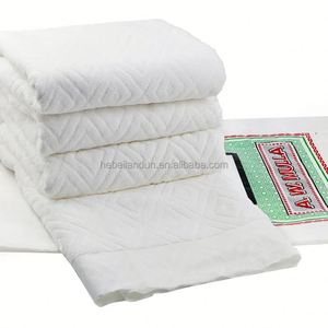 Toallas de microfibra pura para Hajj Ihram, ropa islámica para hombres musulmanes, Lzar Kain Jacquard Ihram Hajj - 2 toallas Kain Ihra - Product Image 2