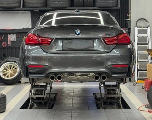 Diffusore Posteriore in Fibra di Carbonio Vari Style con Labbro per BMW M3 M4 F80 F82 F83 - Product Image 4