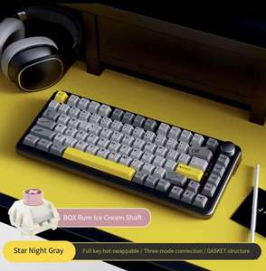 <span class=keywords><strong>ค</strong></span>ีย์บอร์ดไร้<span class=keywords><strong>ส</strong></span>ายแบบกลไกใหม่ USB 3.0 แบบ Hot Swappable พร้อม Gasket Mount <span class=keywords><strong>ส</strong></span>ำหรับเล่นเกมโดยเฉพาะ ใช้ได้กับอีสปอร์ต แบบคอมโบ - Product Image 5