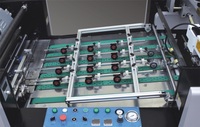 Machine de revêtement automatique électrique robuste WESTONIX SGUV 800A avec protection UV et dépoussiéreur, emballage en plastique et en carton