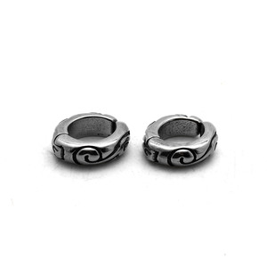 yunnique Clip-on <b>Earrings</b> Titanium Steel Geometric Patterned For Men And Women - Product Image 1