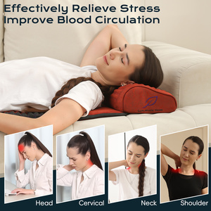 Bantal Pijat Kepala Luxuryade D50 Amethyst Jade Heating Pillow Terapi Bio PEMF Ion Negatif Inframerah Jauh - Product Image 4