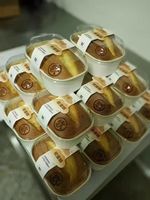 Boîte d'emballage pour gâteau au lait moelleux, boîte à pain grillé au lait concentré et au fromage, plateau à pain résistant au four, moule jetable pour gâteau chiffon