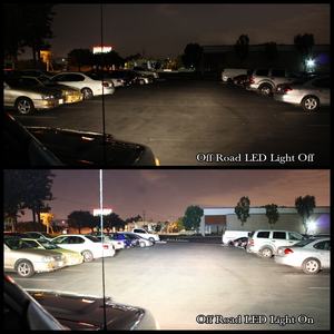 Lampu Kerja LED 4 Inci 126W, dengan Bukaan Kuning Cincin Halo 12V 24V DRL Desain Baru untuk Bus Truk Traktor Offroad - Product Image 5