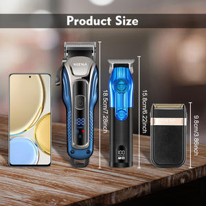 Cortadora <span class=keywords><strong>de</strong></span> <span class=keywords><strong>Pelo</strong></span> HIENA <span class=keywords><strong>para</strong></span> Hombre con <span class=keywords><strong>Cargador</strong></span>, Kit <span class=keywords><strong>de</strong></span> Recortadora <span class=keywords><strong>de</strong></span> Barba con Cuchilla en T, Máquina Profesional <span class=keywords><strong>para</strong></span> <span class=keywords><strong>Cortar</strong></span> el Cabello <span class=keywords><strong>para</strong></span> Barberos - Product Image 3