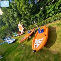 Planche de Stand Up Paddle (SUP) et Vélo Aquatique Lumark : Grande Planche Pliable pour 1 Personne, Idéale pour les Villages de Vacances – Fabrication Chinoise
