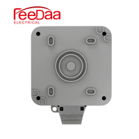 Offres Spéciales Double prise Uk prises prises IP66 extérieur étanche 1 voie interrupteur mural interrupteur vide prise interrupteur pour une utilisation en extérieur