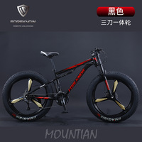 Prix d'usine 26 pouces descente VTT vtt vélo acier 4.0 large gros pneu montagne vélo à vitesse Variable