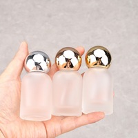 Flacon pulvérisateur de parfum en verre vide de 30 ml, anti-fuite, portable, format voyage, avec pompe à vis, rechargeable