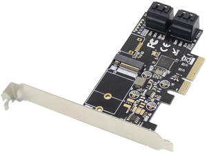 Carte d'extension Fervit PCIe X4 JMB585 SATA&M.2 Key B SATA6Gbps - Product Image 3