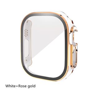 Prix usine vente chaude PC boîtier de couverture de montre Transparent Dazzle sculpture Double coloré pour les femmes bracelet de montre intelligente boîtier 49mm - Product Image 4