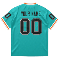 Ventes directes d'usine Personnaliser Uniformes Pratique Rétro Football Américain Sportswear Hommes Rugby Jersey Chemises Équipement