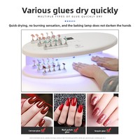 Lampe UV professionnelle portable pour manucure, séchage rapide du vernis à ongles, machine de photothérapie 256W pour ongles