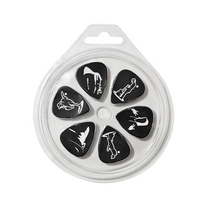 แผ่นปิ๊กกีตาร์คุณภาพสูง ขายส่งแบบครบวงจร ออกแบบเองได้ พิมพ์ลายศิลปะตามสั่ง โลโก้วงดนตรีส่วนตัว - Product Image 4