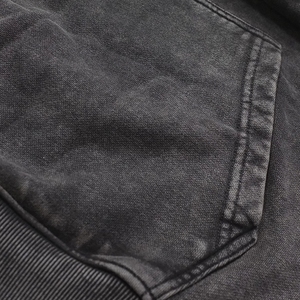 Blank Custom Logo Heavyweight 500 Gsm Distressed Hoodie Oversized Cotton Streetwear Acid Wash Hoodie Unisex - Product Image 5