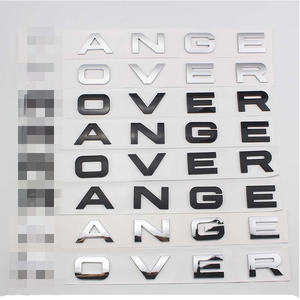 Logotipo Personalizado al por Mayor para Automóviles, Adhesivo ABS de 8MIL para Parachoques, Emblema, Placa con Nombre - Product Image 1