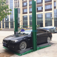 Elevador de Estacionamento Vertical Hidráulico Aprovado pela CE, Mecânico, 2 Postos, Capacidade de Carga de 6000lb, Sistema de Estacionamento Vertical