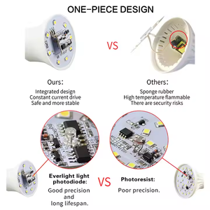 E27 220V Cảm Biến Thông Minh Đèn LED Bóng Đèn B22 Cơ Sở Nhựa Cơ Thể 9W Âm Thanh Chuyển Động Radar Cảm Biến Ánh Sáng PIR Chuyển Động Âm Thanh Kích Hoạt - Product Image 5