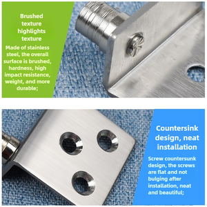 Ct góc mã phía dưới pivot cửa tủ Bản lề cửa gỗ bản lề ẩn lỗ miễn phí góc tủ sắt cửa góc mã - Product Image 6