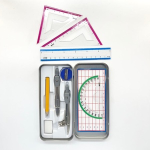 Usine de géométrie mathématique la plus importante de Chine, boîte de géométrie intelligente de qualité supérieure 9 pièces, prix pour les élèves - Product Image 4