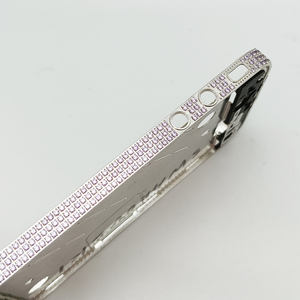 Роскошный защитный бампер, чехол для <span class=keywords><strong>iPhone</strong></span> <span class=keywords><strong>4</strong></span>, несколько цветов, ручная ромбовидная металлическая рамка с дизайном - Product Image 3