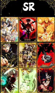 การ์ดสะสม JianAi Credibility Creative <span class=keywords><strong>Black</strong></span> <span class=keywords><strong>Clover</strong></span> การ์ดโลหะ อนิเมะ เกมกระดาน ของเล่น ของขวัญสำหรับเด็ก - Product Image 6