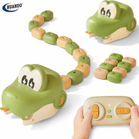 Jeu de Serpent Magnétique Populaire 2026, Jouet Télécommandé Serpent Mangeur avec Lumières et Musique, Jeu Interactif Parent-Enfant, Jouet Voiture de Course